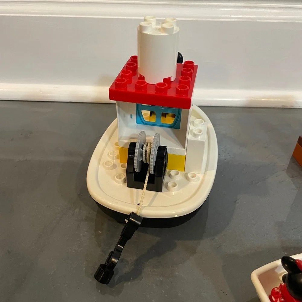 LEGO Duplo Disney Mickey Mouse MlBoat 10881 Steamboat Minnie Mouse Set READ